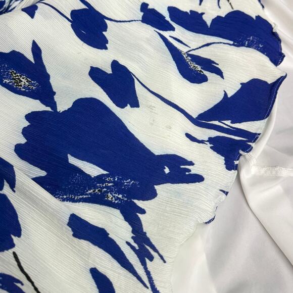 Jason Wu Collective Blue Floral Tie Strap Dress size 6 - Picture 3 of 11